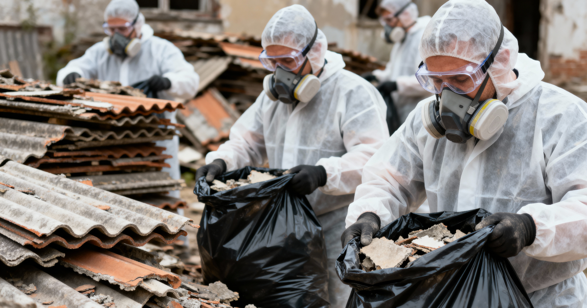 Bezpiecznie usuwanie odpadów azbestowych