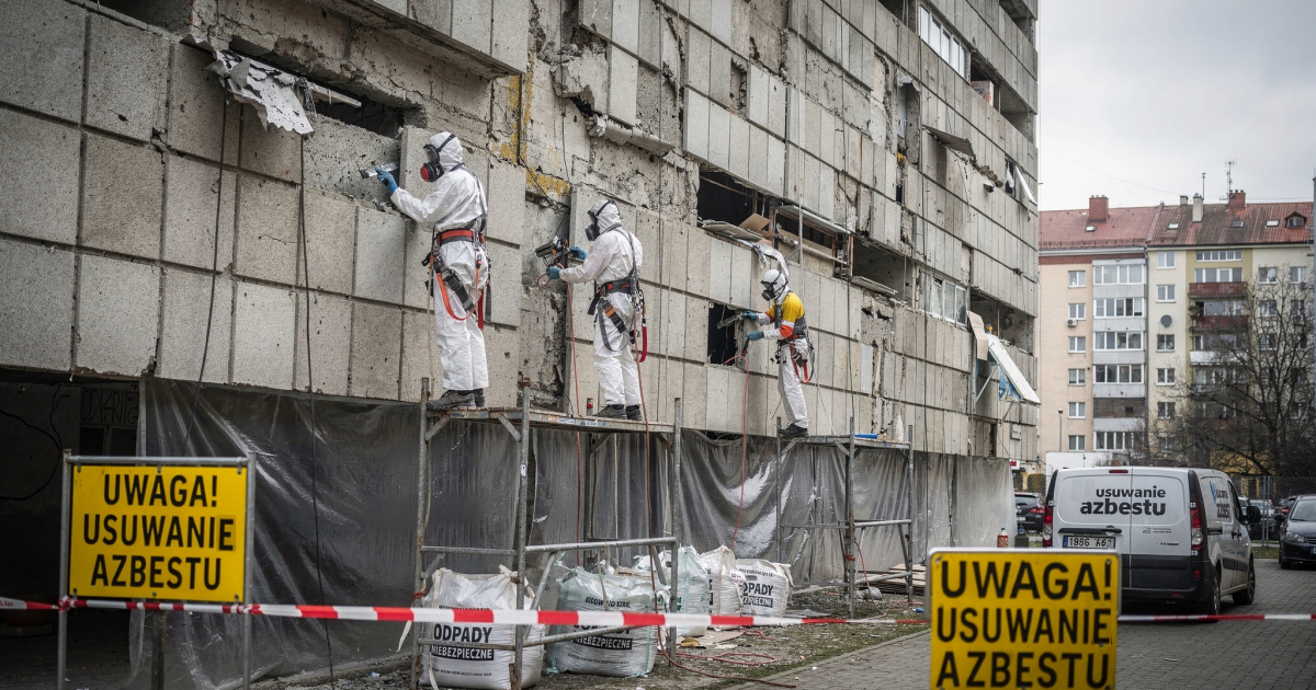Demontaż azbestu z elewacji i fasad budynków